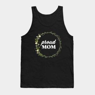 Proud MOM Flower Mother day Mom Tank Top